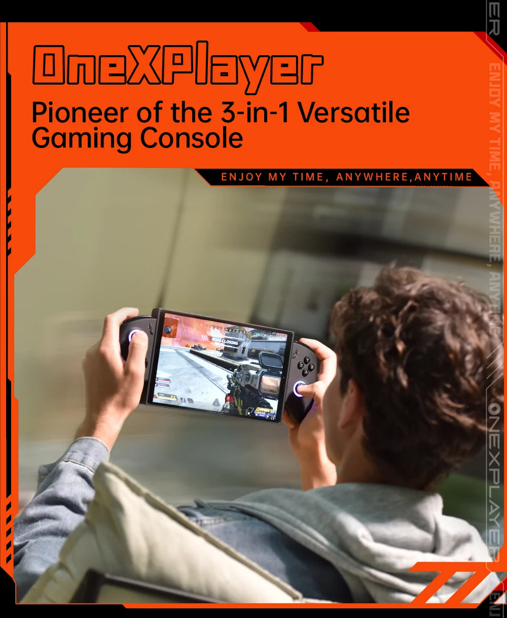 OneXPlayer X1 mini AMD R7-8840U PC Game Console 3 IN 1 Laptop Tablet 8.8 Inch LTPS Touch Screen Computer Detachable Controller
