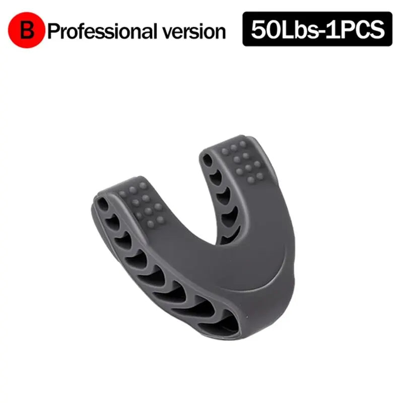 U Shape Jaw Exerciser New Facial Pop N Go Mouth Jawline Face Fitness Muscle Chew Ball Bite Breaker Training Equipment