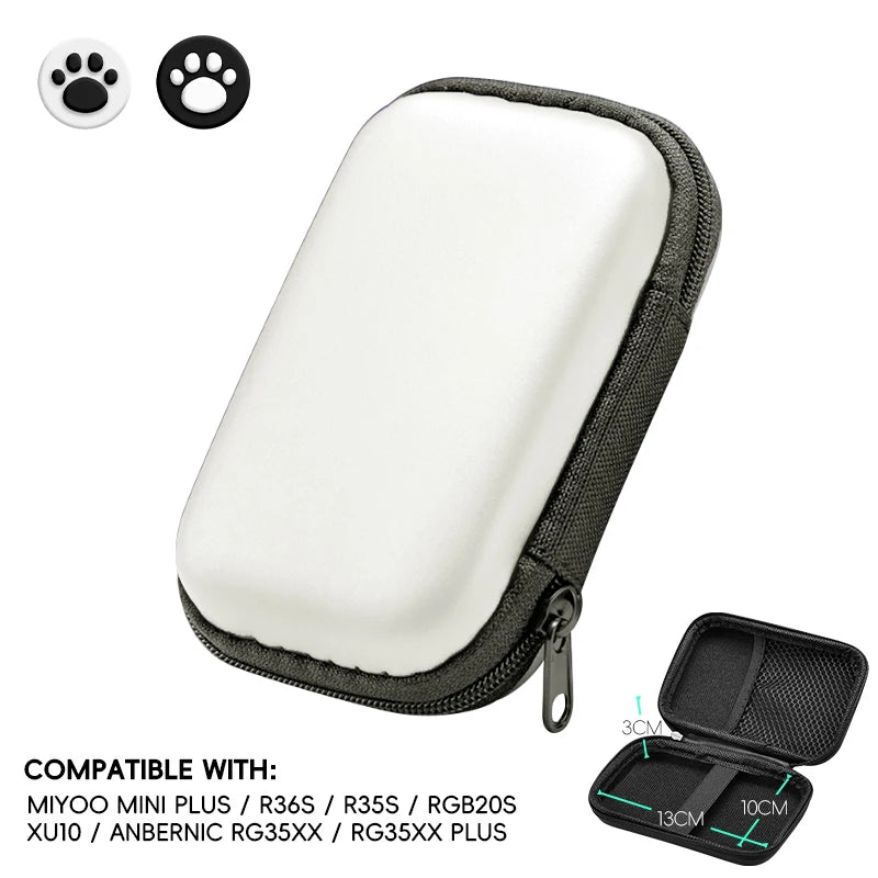 Data Frog Protable Bag for RG35XX Plus Case for ANBERNIC RG35XX Cover Case for R35S RGB20S Accessories for Miyoo mini Plus