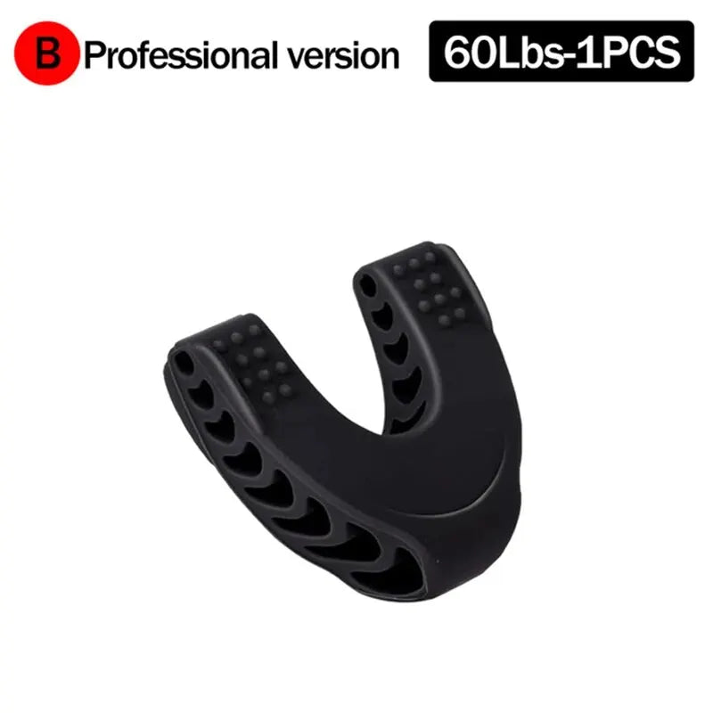 U Shape Jaw Exerciser New Facial Pop N Go Mouth Jawline Face Fitness Muscle Chew Ball Bite Breaker Training Equipment