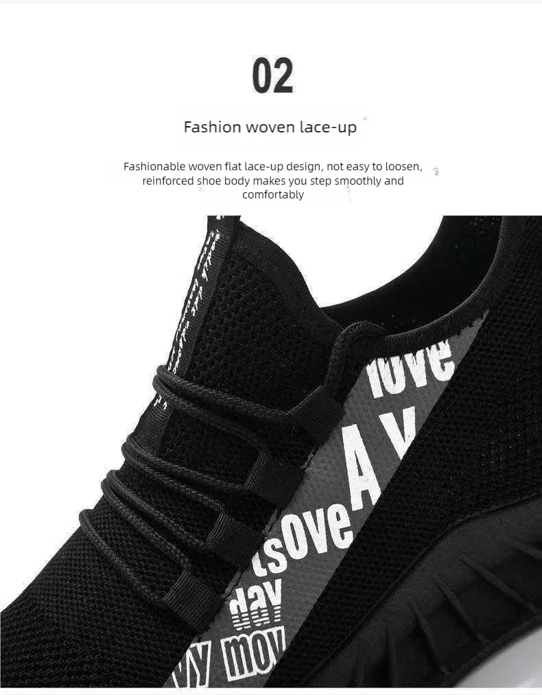 Men's mesh breathable casual sneakers summer soft sole non-slip comfort outdoor running shoes fashion student light sports shoes