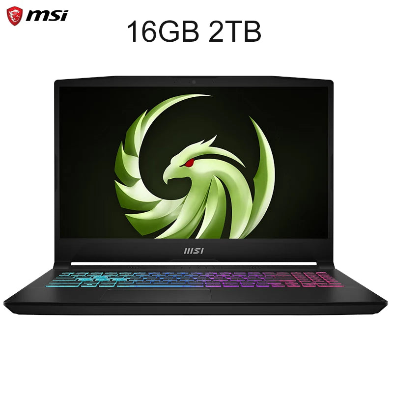 2024 MSI Bravo 15 Gaming Laptop 15.6 Inch FHD 144Hz IPS Screen Netbook AMD Ryzen R9-7940HS 16GB 1TB RTX4060 Gaming Computer PC