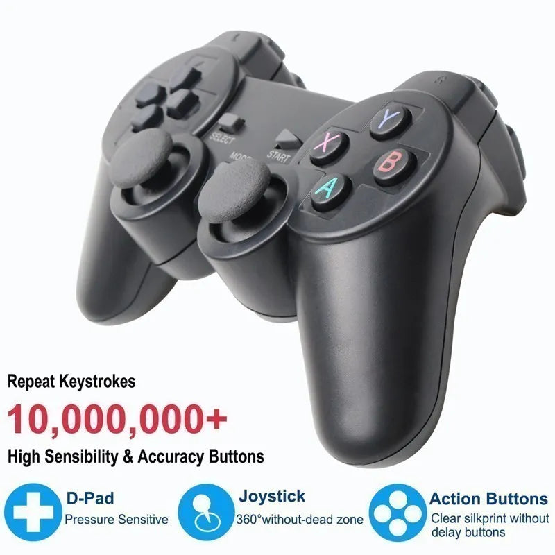 2.4GHz Wireless Gamepad for PC/Android TV - Game Controller Compatible with M8, GD10, and X2 Video Game Consoles