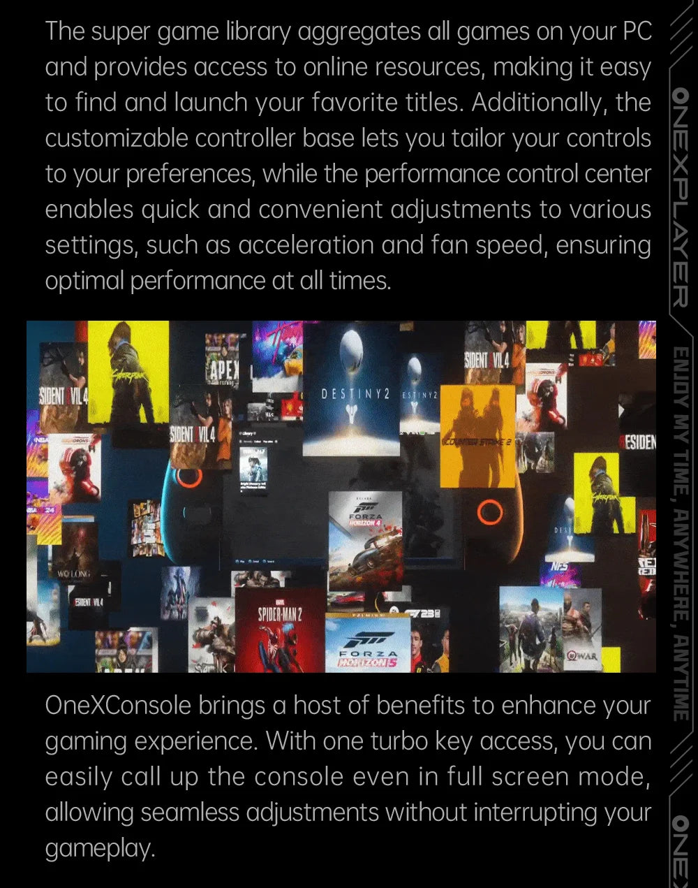 OneXPlayer X1 mini AMD R7-8840U PC Game Console 3 IN 1 Laptop Tablet 8.8 Inch LTPS Touch Screen Computer Detachable Controller