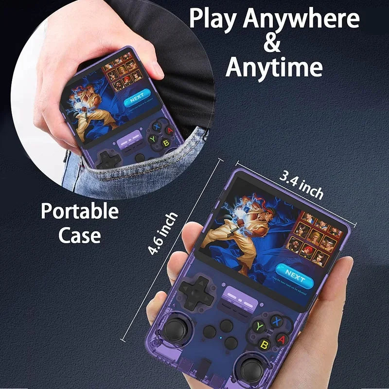 R36S Retro Handheld Video Game Console Single Card Consolas Classic Open Source Arkos System Games Players 3.5Inch IPS Screen