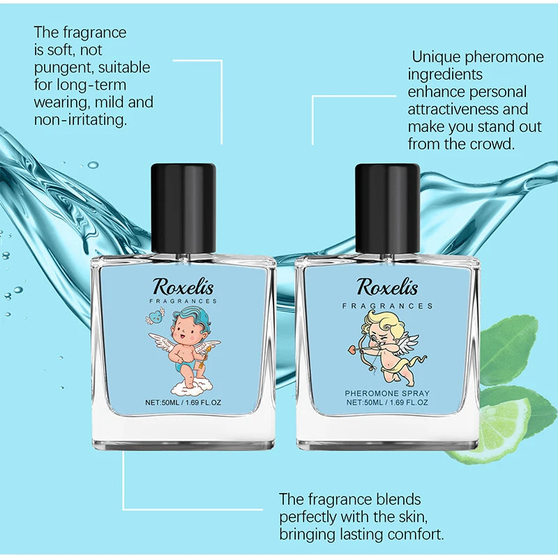 Cupid Hypnosis Cologne Perfume Pheromone Fragrance Spray of Man to Attract Women Flirting Scent Female Dating Angel Body Mist