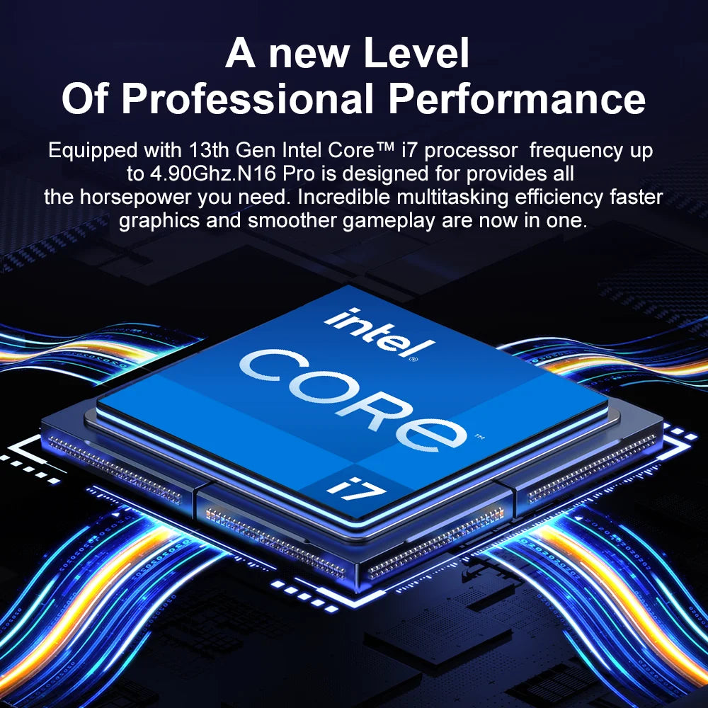 Ninkear Gaming Laptop N16 Pro 16-Inch 13th Gen Intel i7-13620H 32GB DDR4+1TB SSD 2.5K IPS 120Hz Fingerprint Unlock WiFi 6