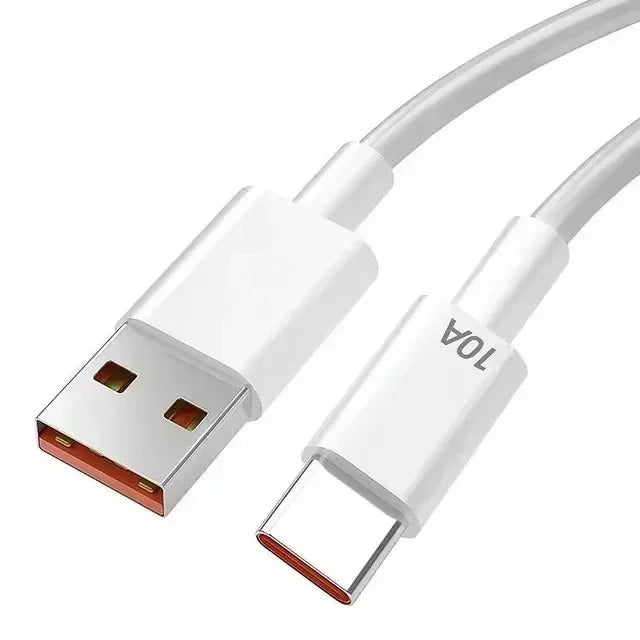 Universal 120W USB Type C Cable 10A Super Fast Charging Cable 1M/1.5M/2M For Xiaomi Smasung S24 S23 Huawei P70 Honor Data Cord