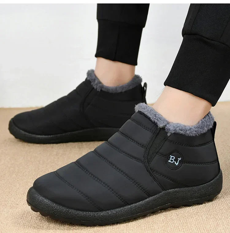 Waterproof Winter Boots for Women 2023 New Plush Snow Boots Women Ankle Boots Warm Black Couple Cotton Couples Platform Shoes