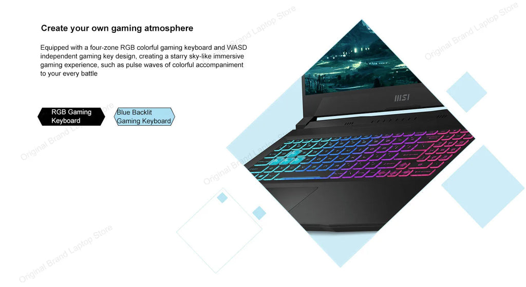 2024 MSI Bravo 15 Gaming Laptop 15.6 Inch FHD 144Hz IPS Screen Netbook AMD Ryzen R9-7940HS 16GB 1TB RTX4060 Gaming Computer PC