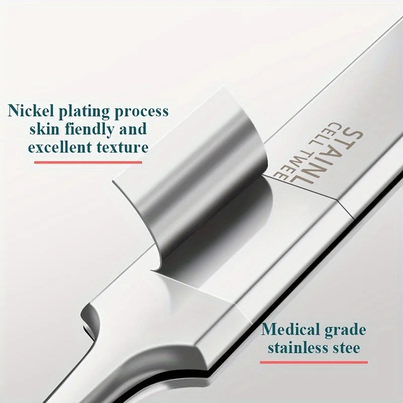Easy-To-Use Stainless Steel Acne Extractor Set - Hypoallergenic Beauty Tweezers For Clear Skin, Perfect For Beginners