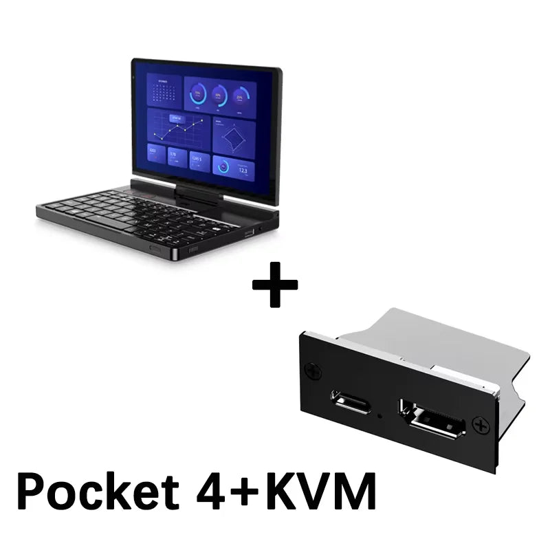 New 2025 version! GPD Pocket 4 8.8-inch AMD Ryzen AI 9 HX 370/8840U 64GB RAM 2TB NVMe Mini Laptop Computer for business