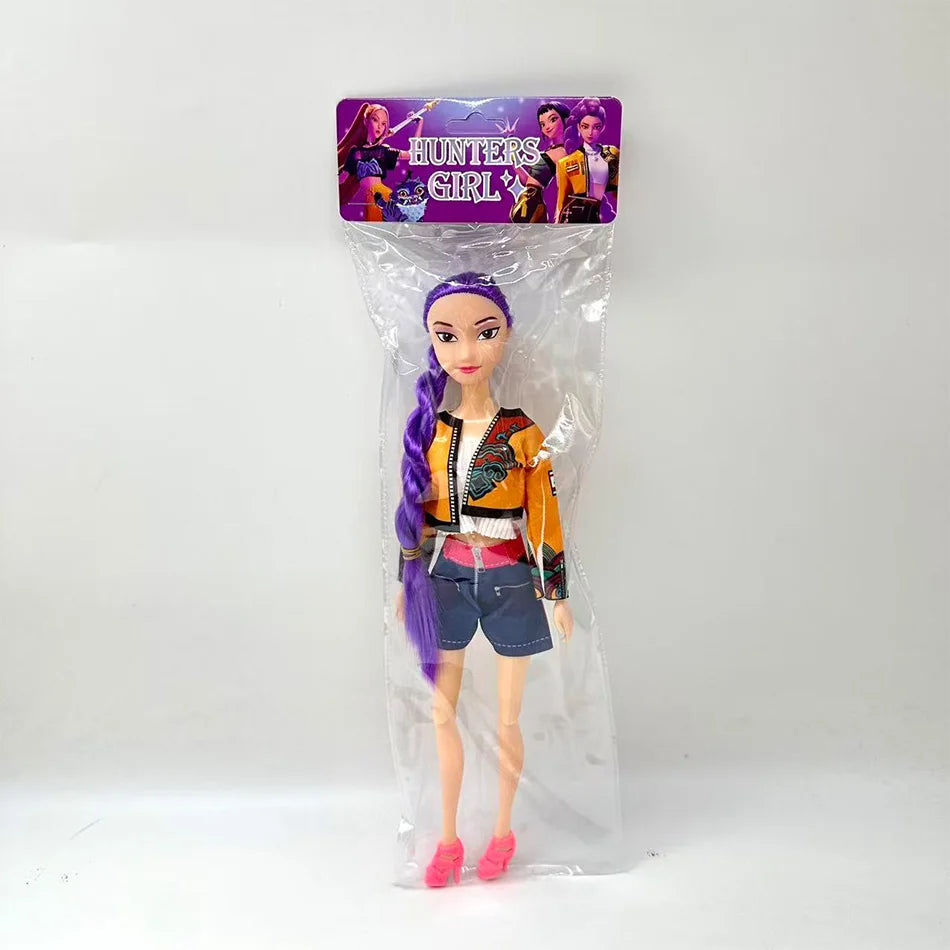 Kpop Demon Hunters Vinyl Figurines New K-POP Demon Slayer Miniatures Doll Lumimila Zoey Desktop Ornament Decoration Gifts