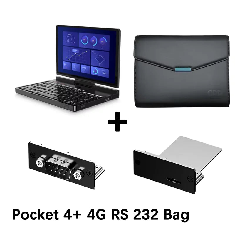 New 2025 version! GPD Pocket 4 8.8-inch AMD Ryzen AI 9 HX 370/8840U 64GB RAM 2TB NVMe Mini Laptop Computer for business