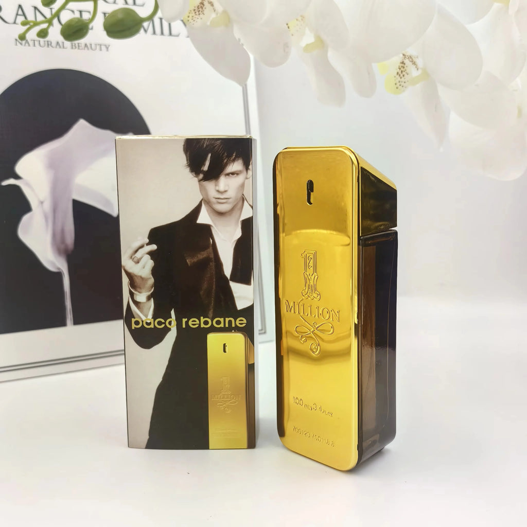 100ml Original Million Gold Rabanne Man's Perfume Luxury Arab Cologne Pheromone Parfumes Spray Lattafa Lasting Fragrance Gift