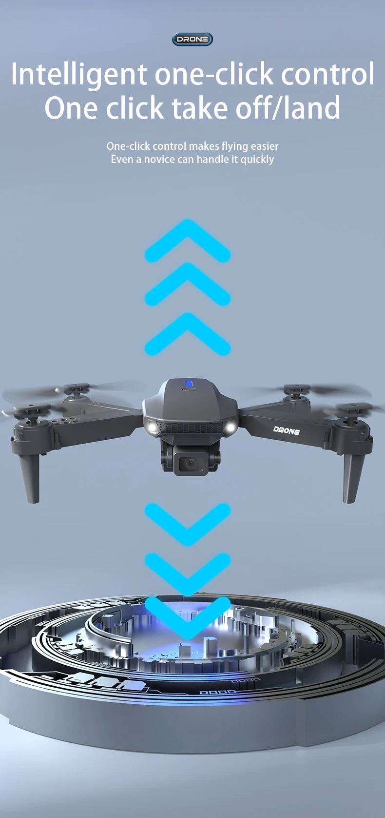 KBDFA 2025 E88 Professional Wide Angle RC Dron HD 8K Camera Mode Foldable Helicopter Aircraft Quadcopter Drone Kid Gift Toys