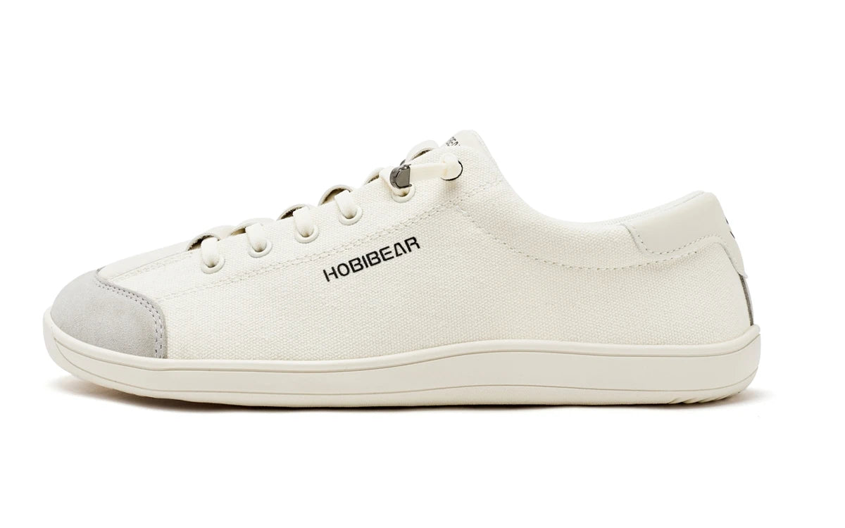 HOBIBEAR Womens Mens Barefoot Shoes | Zero Drop | Wide Toe Casual Canvas Sneakers Minimalist Walking Shoes