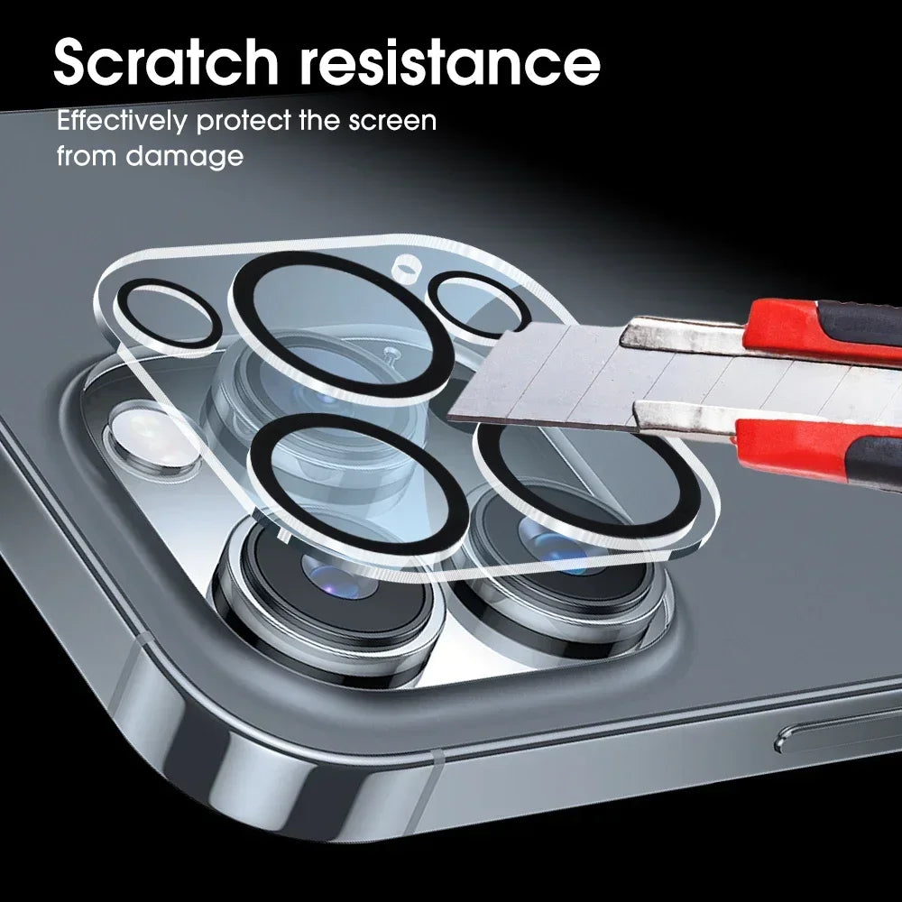 4/1PCS HD Back Camera Tempered Glass For iPhone 13Mini 13 14 15 16 17 Pro Max Rear Len Screen Protectors Anti-scratch Glass Film