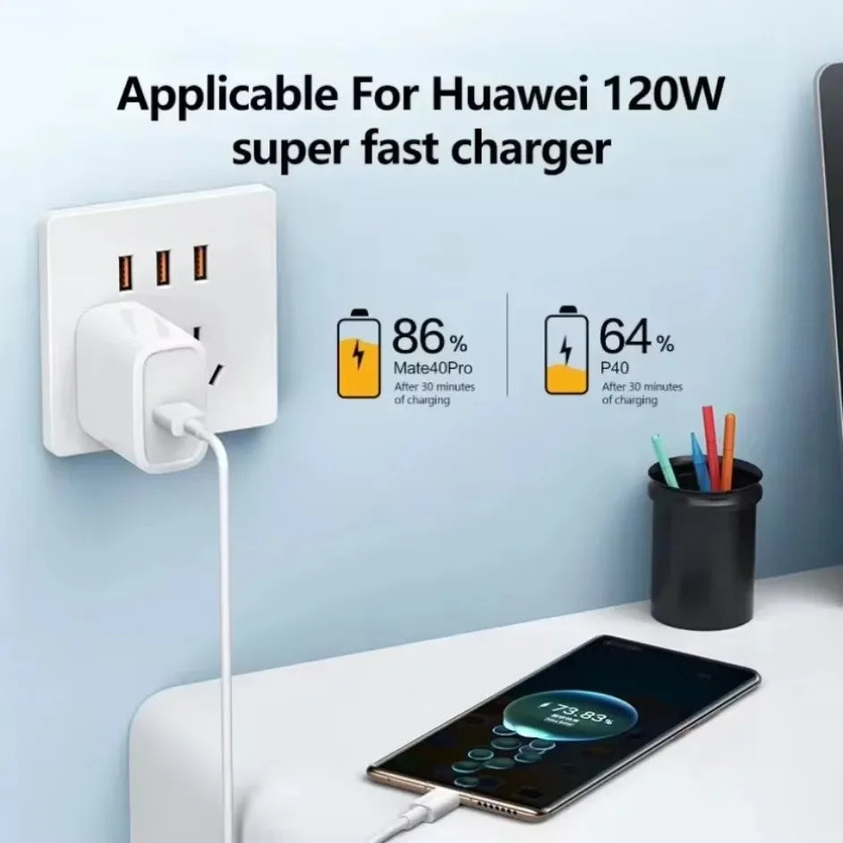 Universal 120W USB Type C Cable 10A Super Fast Charging Cable 1M/1.5M/2M For Xiaomi Smasung S24 S23 Huawei P70 Honor Data Cord