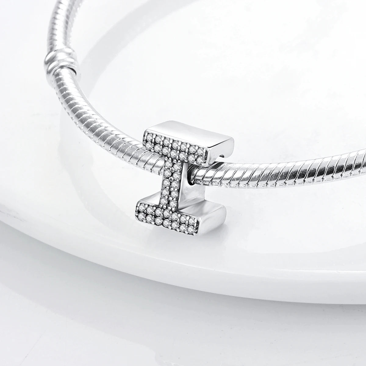 Fit Original 925 Sterling Silver Letter Charms Beads A-Z Golden Love Alphabet Charms For Women Fine DIY Birthday Jewelry Gifts