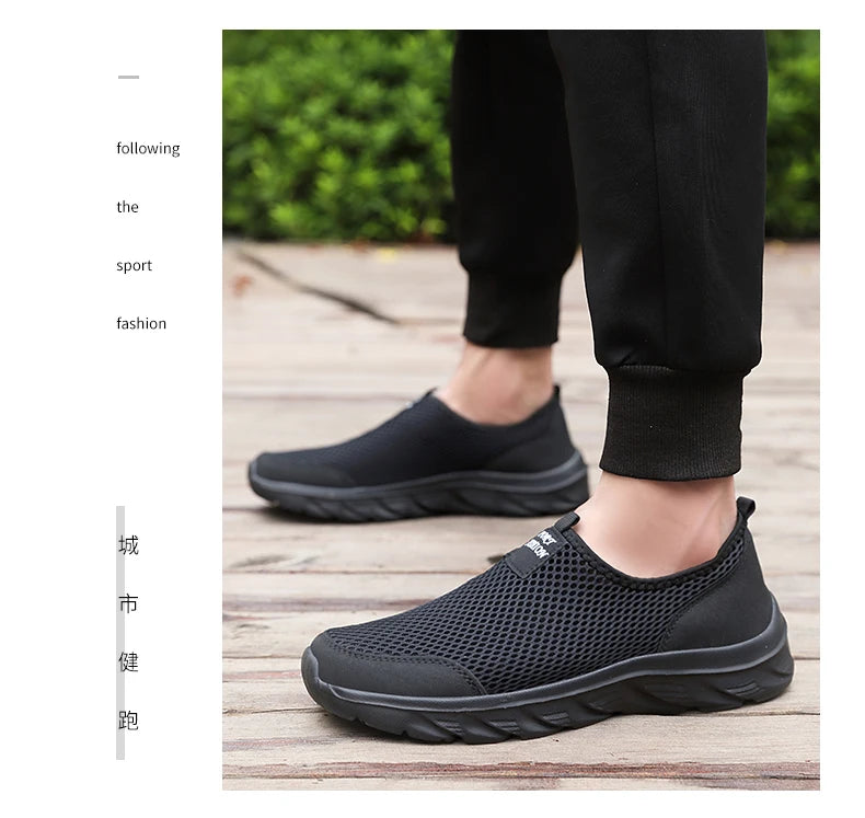 YRZL New Running Shoes for Men Breathable Sports Shoes Light Weight Fashion Summer Breathable Sneakers for Men Plus Size 39-46