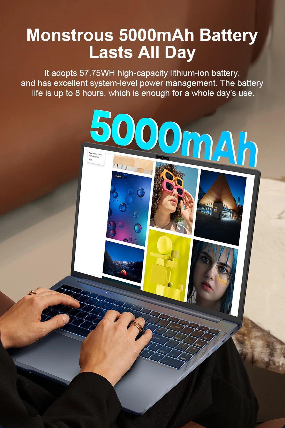 Ninkear Gaming Laptop N16 Pro 16-Inch 13th Gen Intel i7-13620H 32GB DDR4+1TB SSD 2.5K IPS 120Hz Fingerprint Unlock WiFi 6