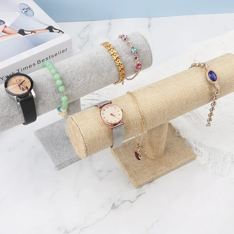 Cross-border Popular Jewelry Display Frame, Suede Bangle Frame, Display Props Shelf, Bangle Bracelet Hair Ring Display Props