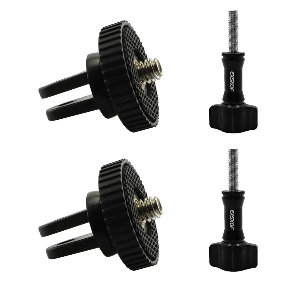 Aluminum Alloy Adapter 1/4 Conversion Mounts For GoPro Hero 13 12 11 10 9 8 Insta360 X4 X2 X3 DJI Osmo Action Camera Accessories