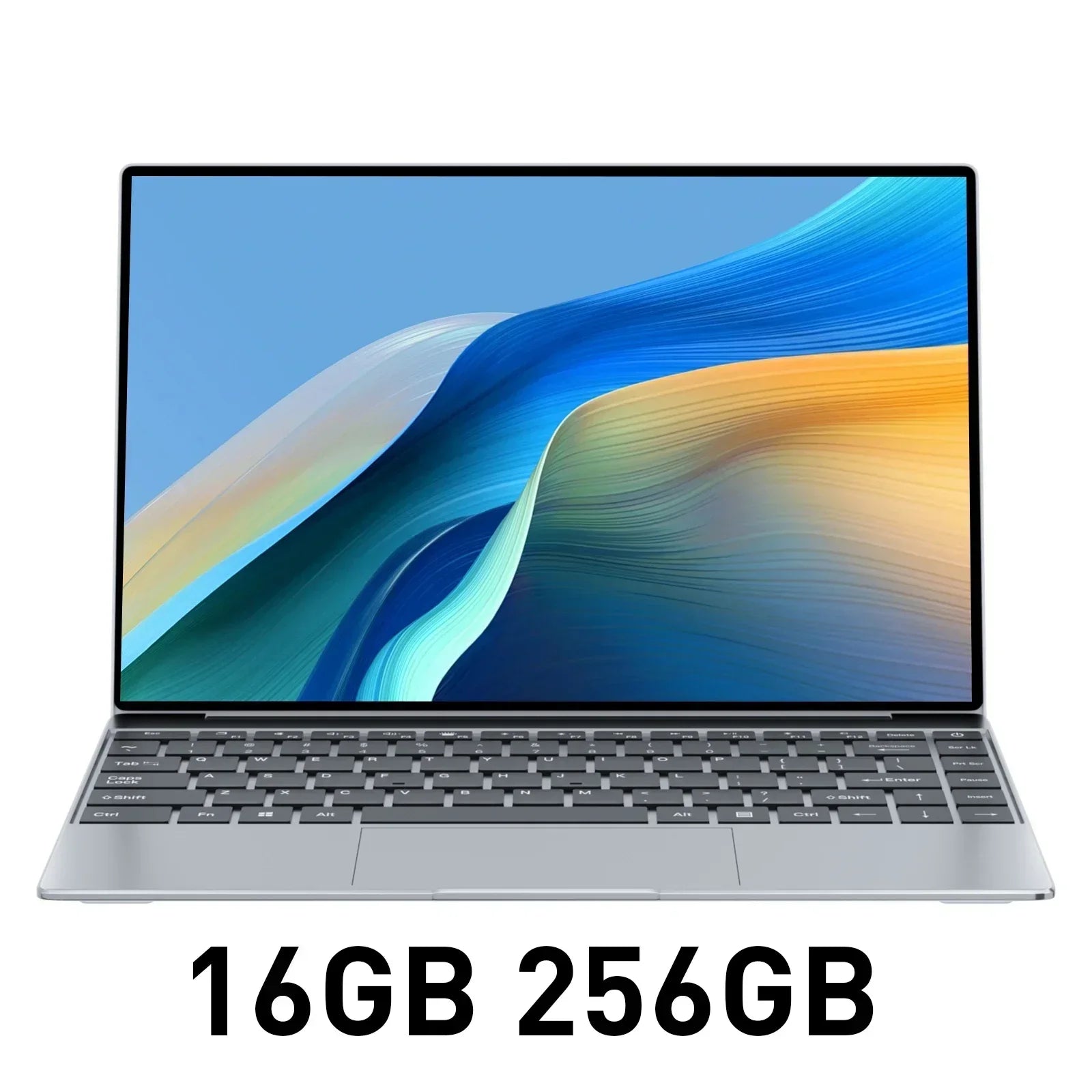 14.1" Ultra Slim Laptop 16GB 1024GB Intel N3700 Notebook Gamer Windows 11 Pro 1920*1080 Display Office Study Computer PC