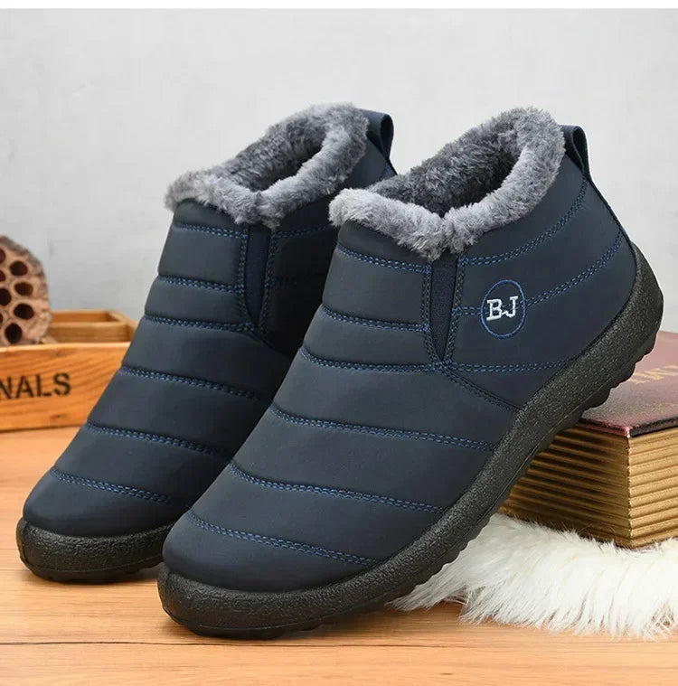 Waterproof Winter Boots for Women 2023 New Plush Snow Boots Women Ankle Boots Warm Black Couple Cotton Couples Platform Shoes