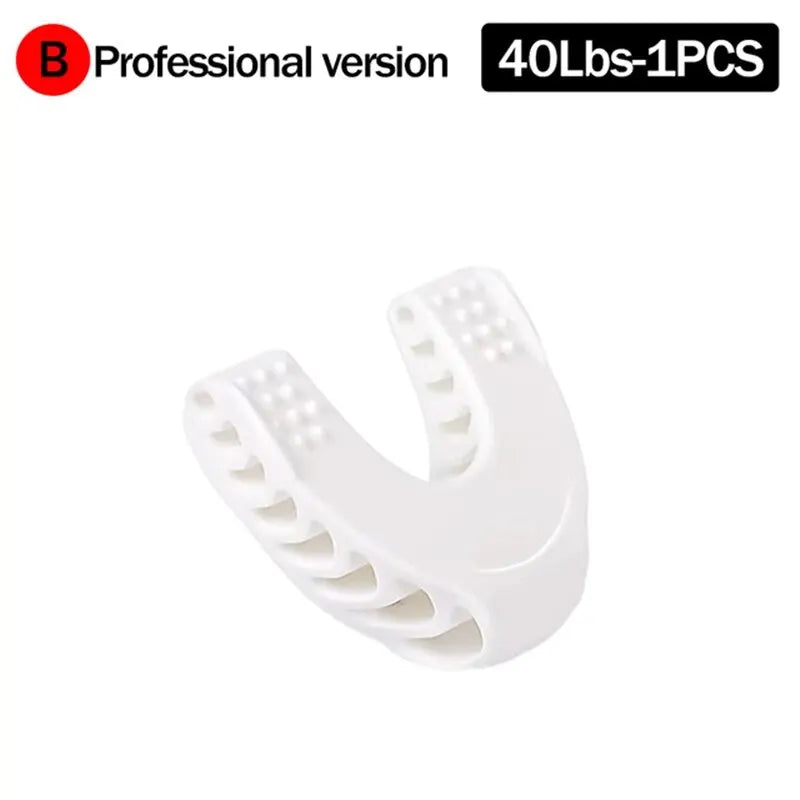 U Shape Jaw Exerciser New Facial Pop N Go Mouth Jawline Face Fitness Muscle Chew Ball Bite Breaker Training Equipment