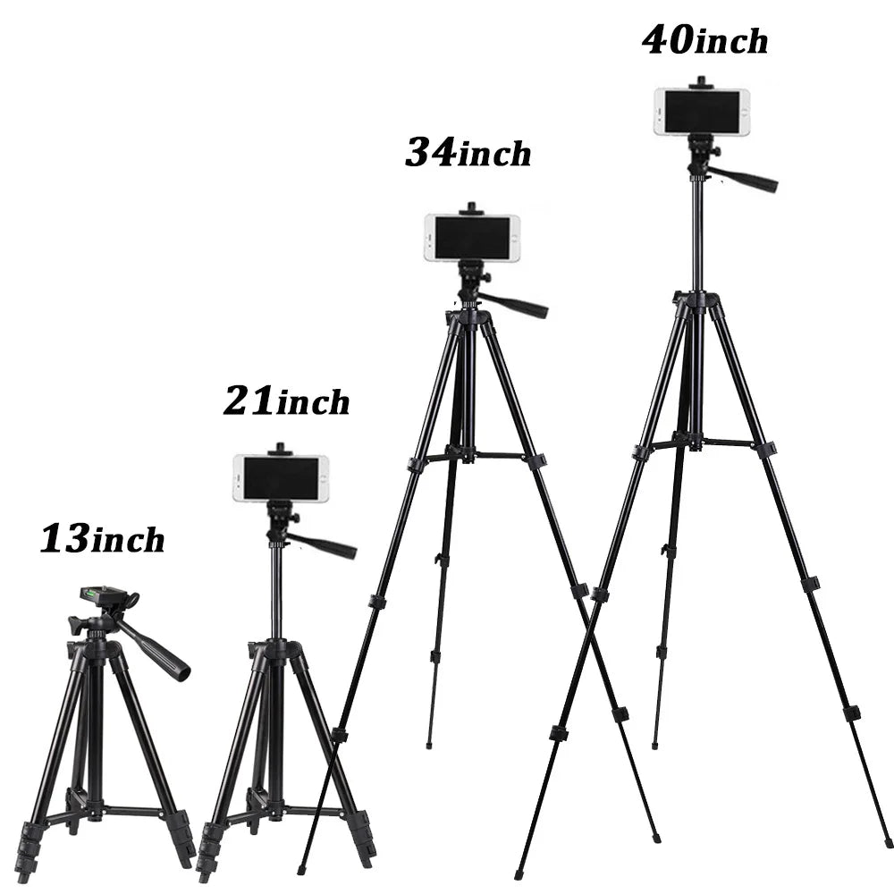 Portable Cellphone Tripod Stand for Selfie Mobile Phone Holder Tripie 3120 Smartphone Tripod with Flexible Legs Picture Taking