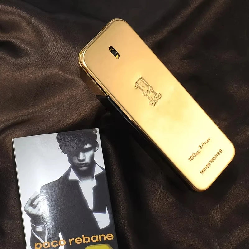 100ml Original Million Gold Rabanne Man's Perfume Luxury Arab Cologne Pheromone Parfumes Spray Lattafa Lasting Fragrance Gift