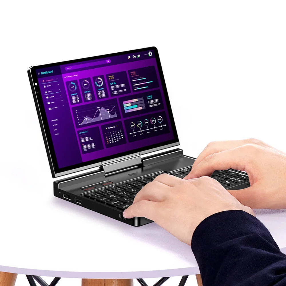 GPD Pocket 4 RAM 16GB 32GB 64G Memory 1TB 2TB SSD Hard Disk Windows 11 Home Gaming Laptop Notebook Mini PC Portable Touch Screen