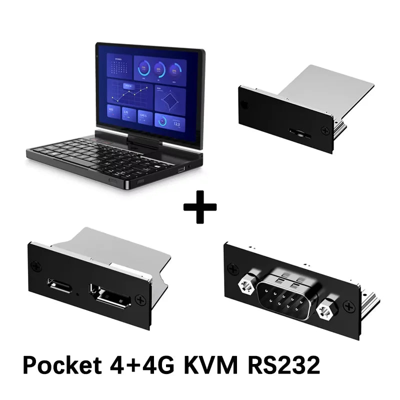 New 2025 version! GPD Pocket 4 8.8-inch AMD Ryzen AI 9 HX 370/8840U 64GB RAM 2TB NVMe Mini Laptop Computer for business