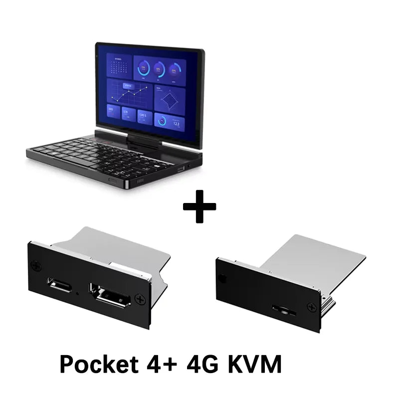New 2025 version! GPD Pocket 4 8.8-inch AMD Ryzen AI 9 HX 370/8840U 64GB RAM 2TB NVMe Mini Laptop Computer for business