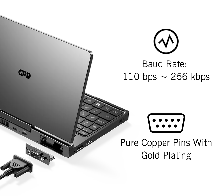 New 2025 version! GPD Pocket 4 8.8-inch AMD Ryzen AI 9 HX 370/8840U 64GB RAM 2TB NVMe Mini Laptop Computer for business