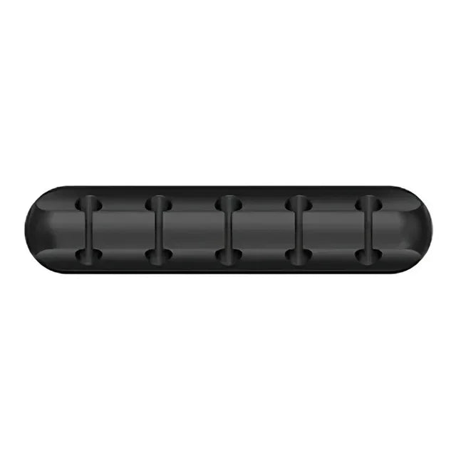 Cable Cord Wire Organizer Silicone USB Cable Winder Management Clips Self Adhesive for Mouse Keyboard Headset For iPhone Huawei