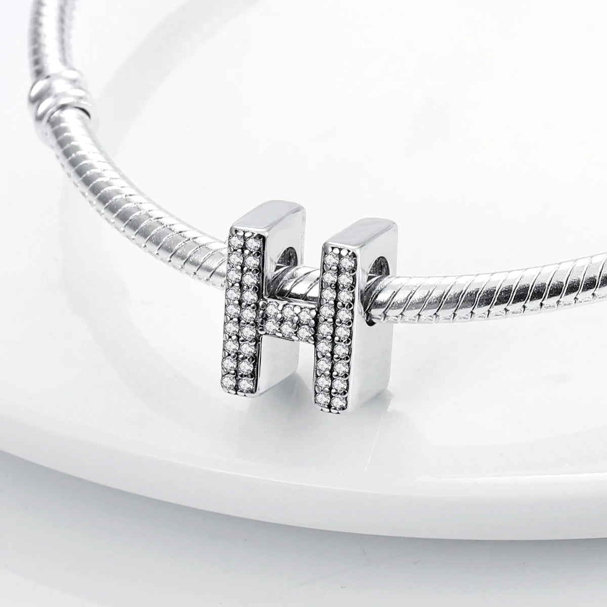 Fit Original 925 Sterling Silver Letter Charms Beads A-Z Golden Love Alphabet Charms For Women Fine DIY Birthday Jewelry Gifts