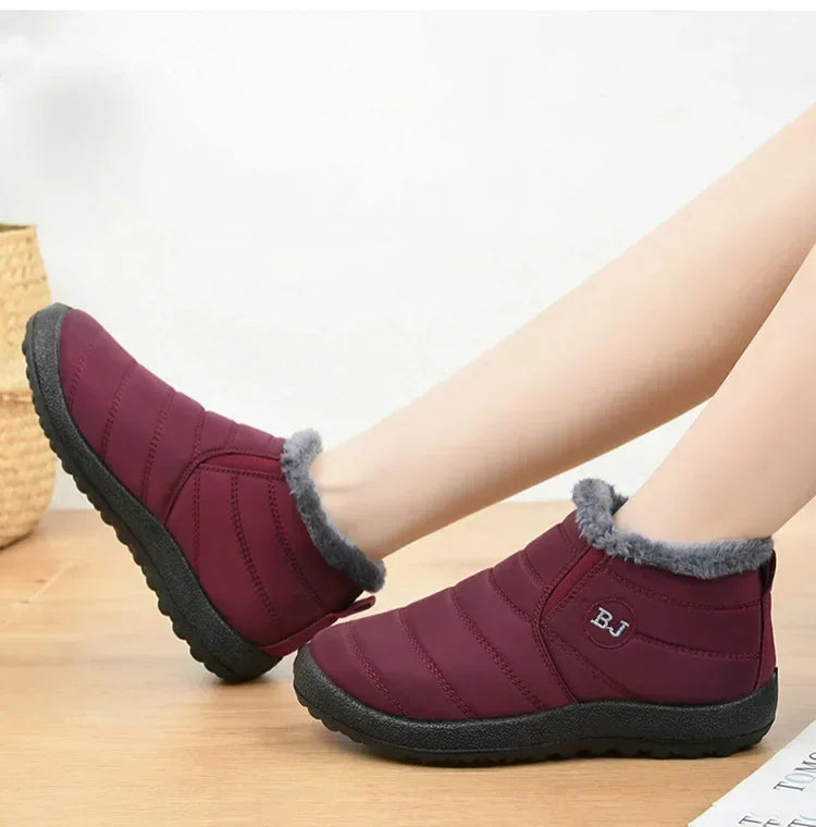 Waterproof Winter Boots for Women 2023 New Plush Snow Boots Women Ankle Boots Warm Black Couple Cotton Couples Platform Shoes