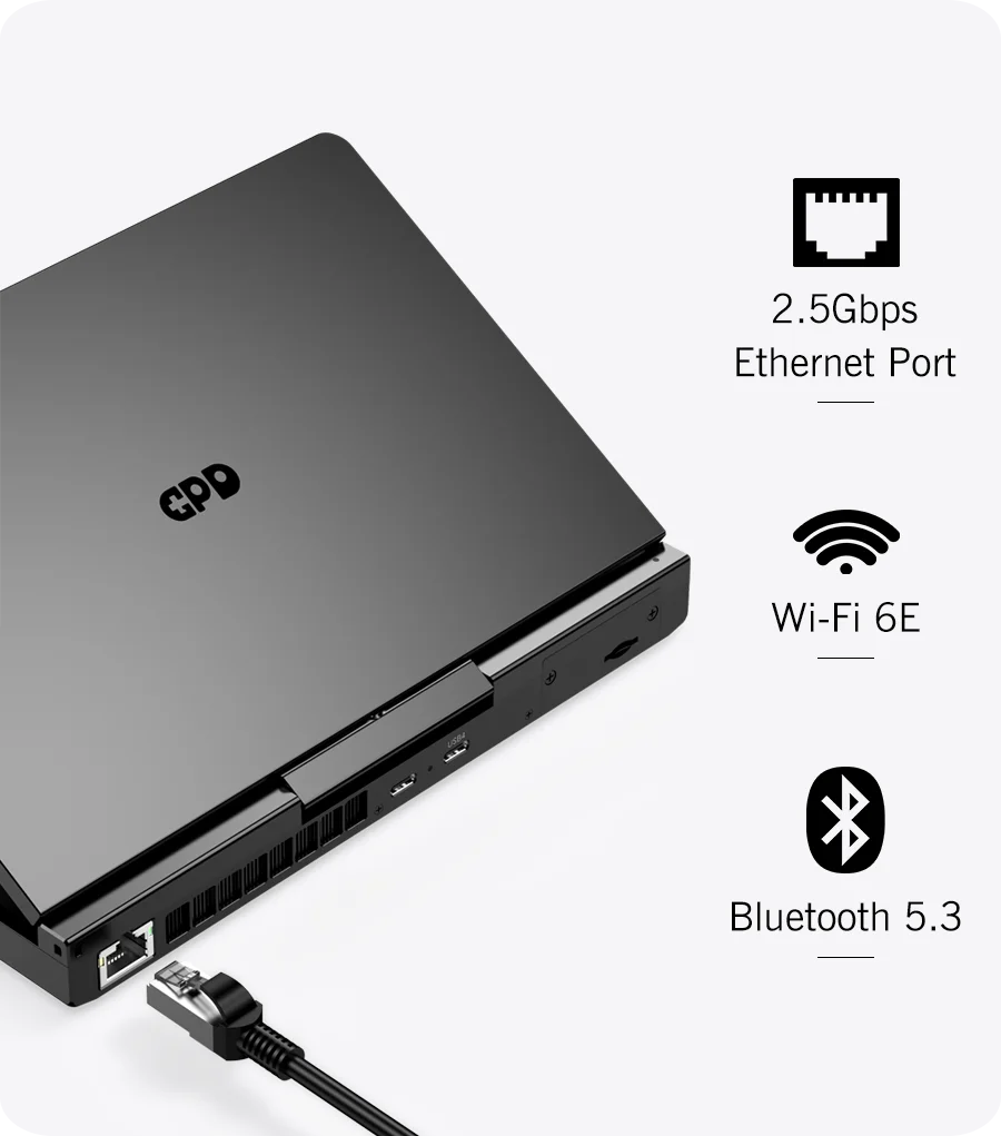 New 2025 version! GPD Pocket 4 8.8-inch AMD Ryzen AI 9 HX 370/8840U 64GB RAM 2TB NVMe Mini Laptop Computer for business