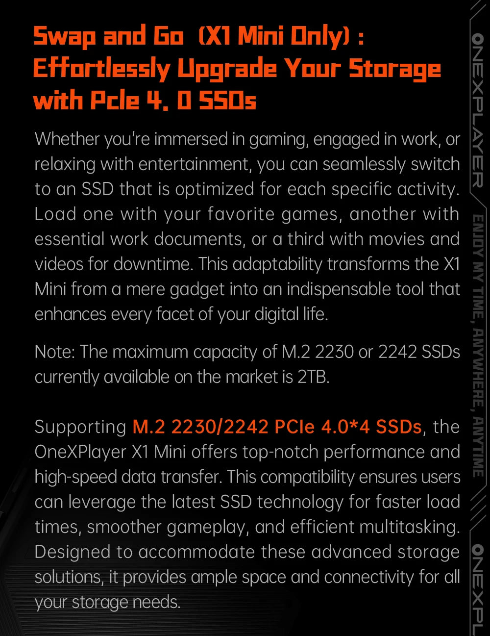 OneXPlayer X1 mini AMD R7-8840U PC Game Console 3 IN 1 Laptop Tablet 8.8 Inch LTPS Touch Screen Computer Detachable Controller