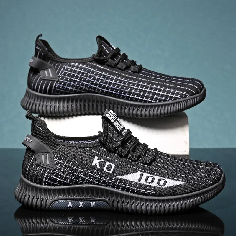 2025 Soft Soled Spring and Autumn Old Cloth Shoes Breathable Mesh Shoes Non-slip Wear-resistant Casual Low-top Shoes Work Shoes
