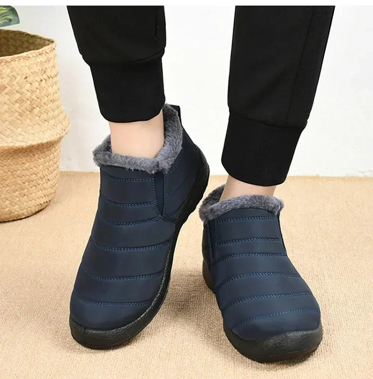 Waterproof Winter Boots for Women 2023 New Plush Snow Boots Women Ankle Boots Warm Black Couple Cotton Couples Platform Shoes