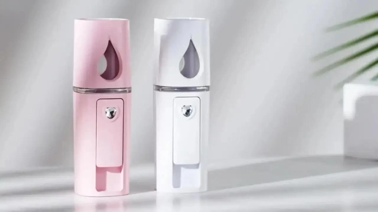 20ml Portable Nano Facial Sprayer - USB Rechargeable Handheld Face Steamer & Air Humidifier for On-The-Go Hydrating Skin Care