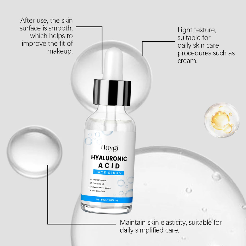 Hyaluronic Acid Serum 50ml Anti Aging Face Serum With Centella Asiatica Deep Hydration For Glowing Skin For Fine Lines Wrinkles