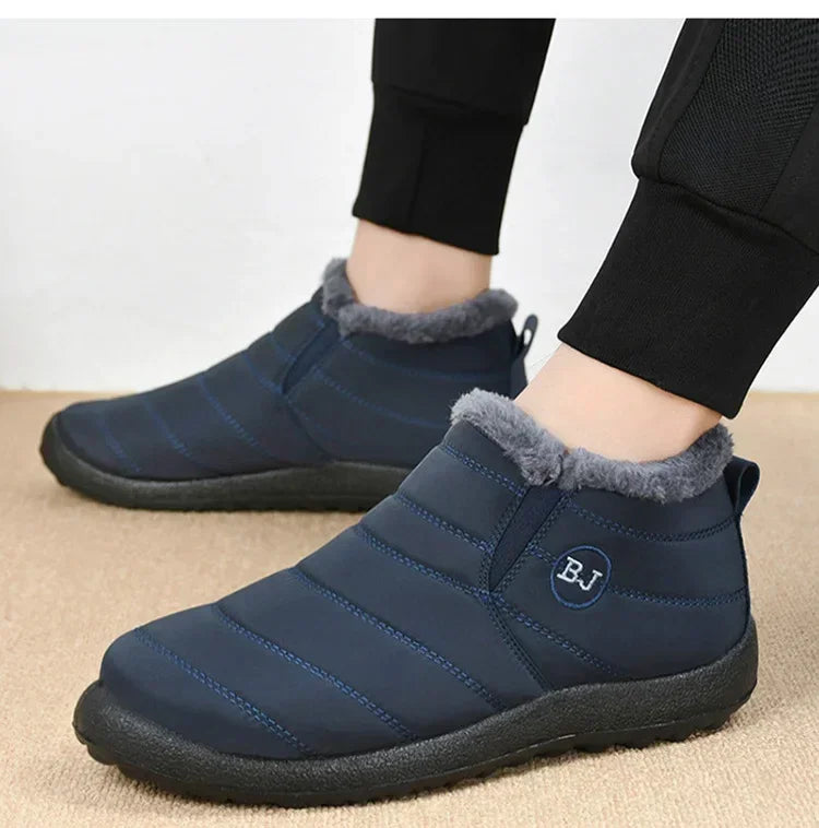Waterproof Winter Boots for Women 2023 New Plush Snow Boots Women Ankle Boots Warm Black Couple Cotton Couples Platform Shoes