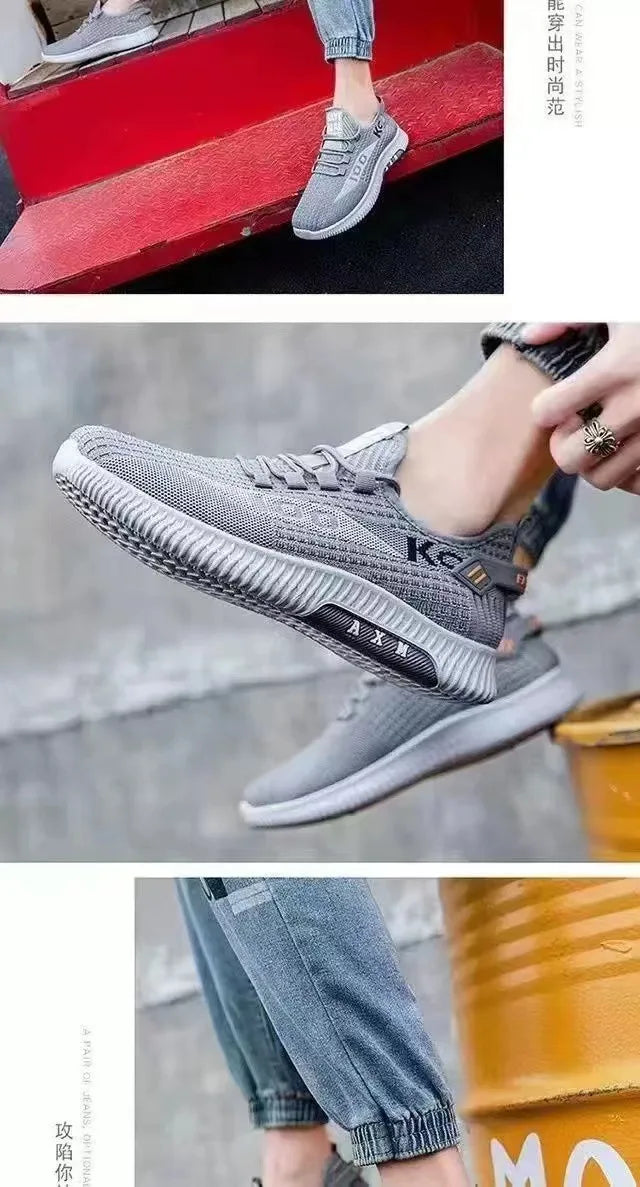2025 Soft Soled Spring and Autumn Old Cloth Shoes Breathable Mesh Shoes Non-slip Wear-resistant Casual Low-top Shoes Work Shoes