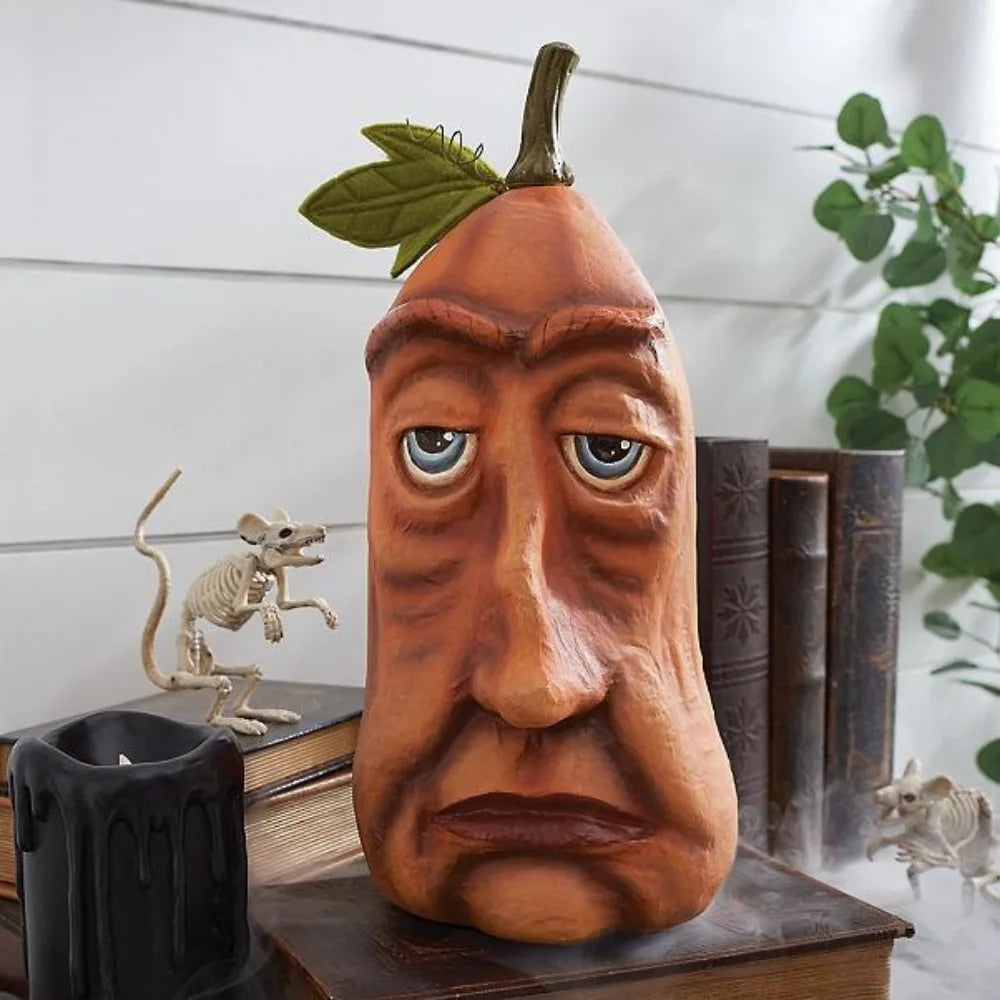 Halloween atmosphere outdoor decoration props Ghost party pumpkin head courtyard venue decoration Indoor garden parts