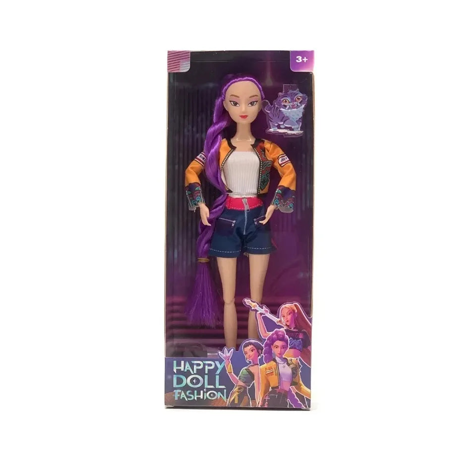 Kpop Demon Hunters Vinyl Figurines New K-POP Demon Slayer Miniatures Doll Lumimila Zoey Desktop Ornament Decoration Gifts